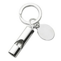 Silver Whistle Key Chain